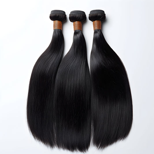 Sweet Deluxe Hair Bundles 3pcs Pack Hair Straight Mink Human Hair