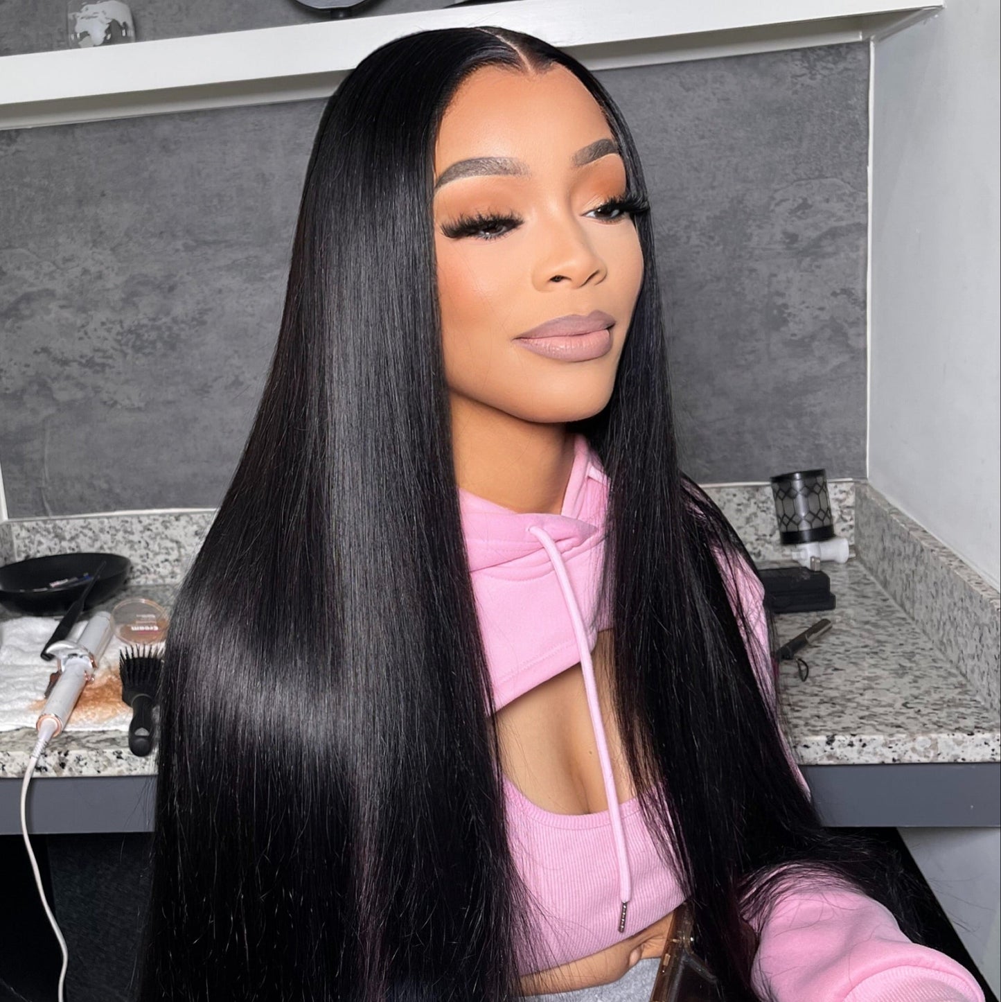 5X5 HD Glueless Straight Wig
