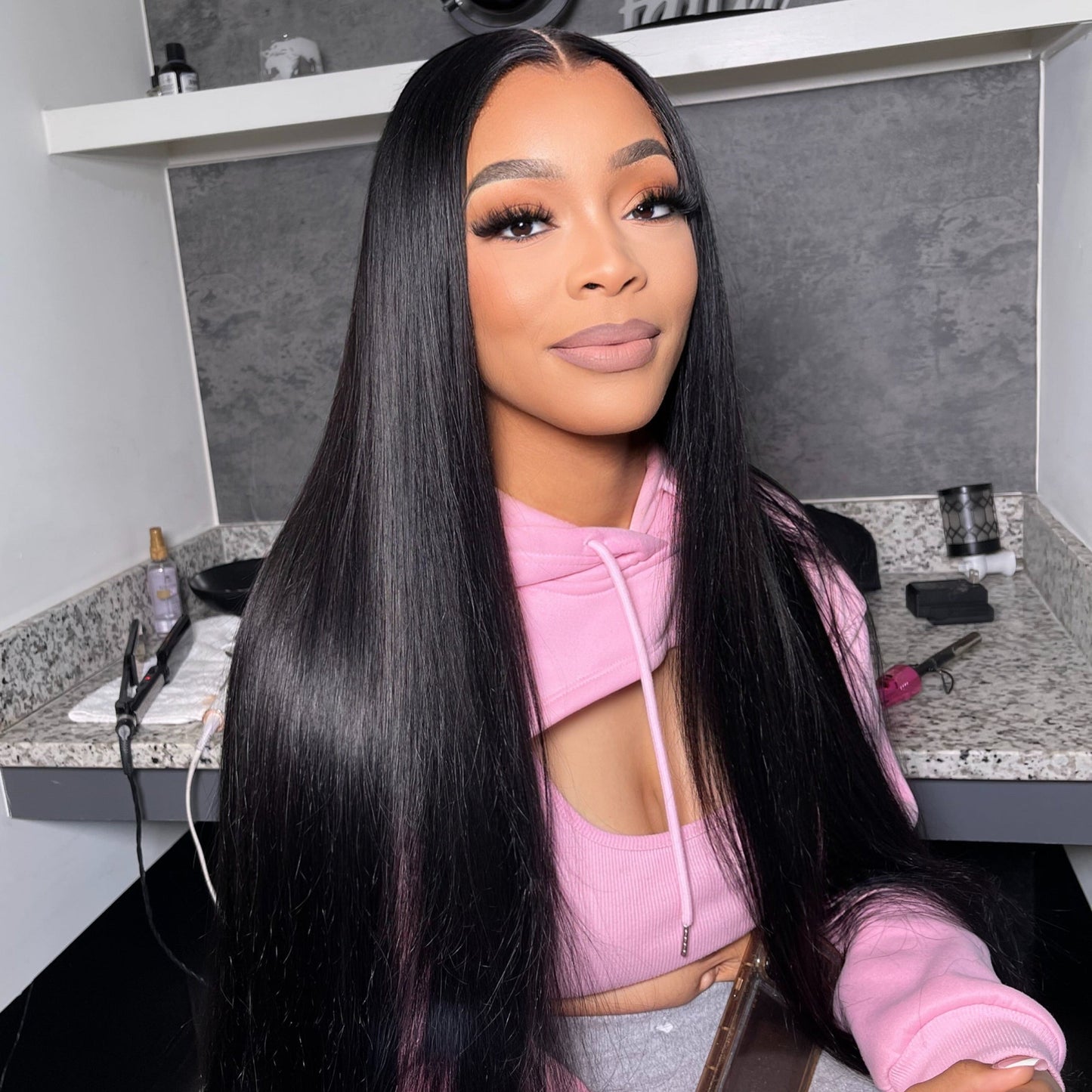 5X5 HD Glueless Straight Wig