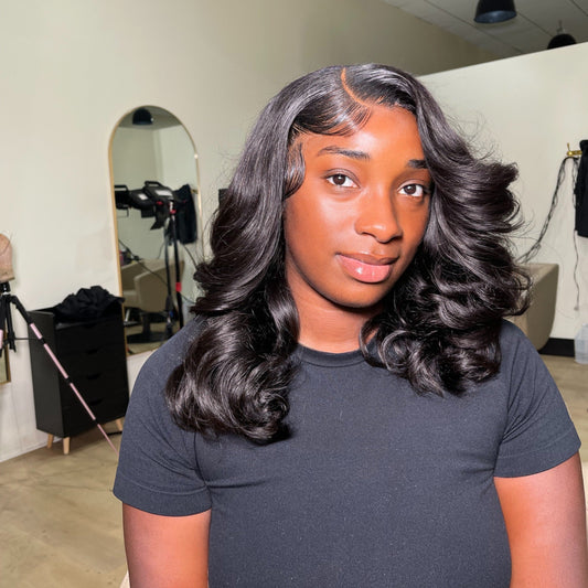 HD 5x5 Closure Body Wave Wig Thin Lace