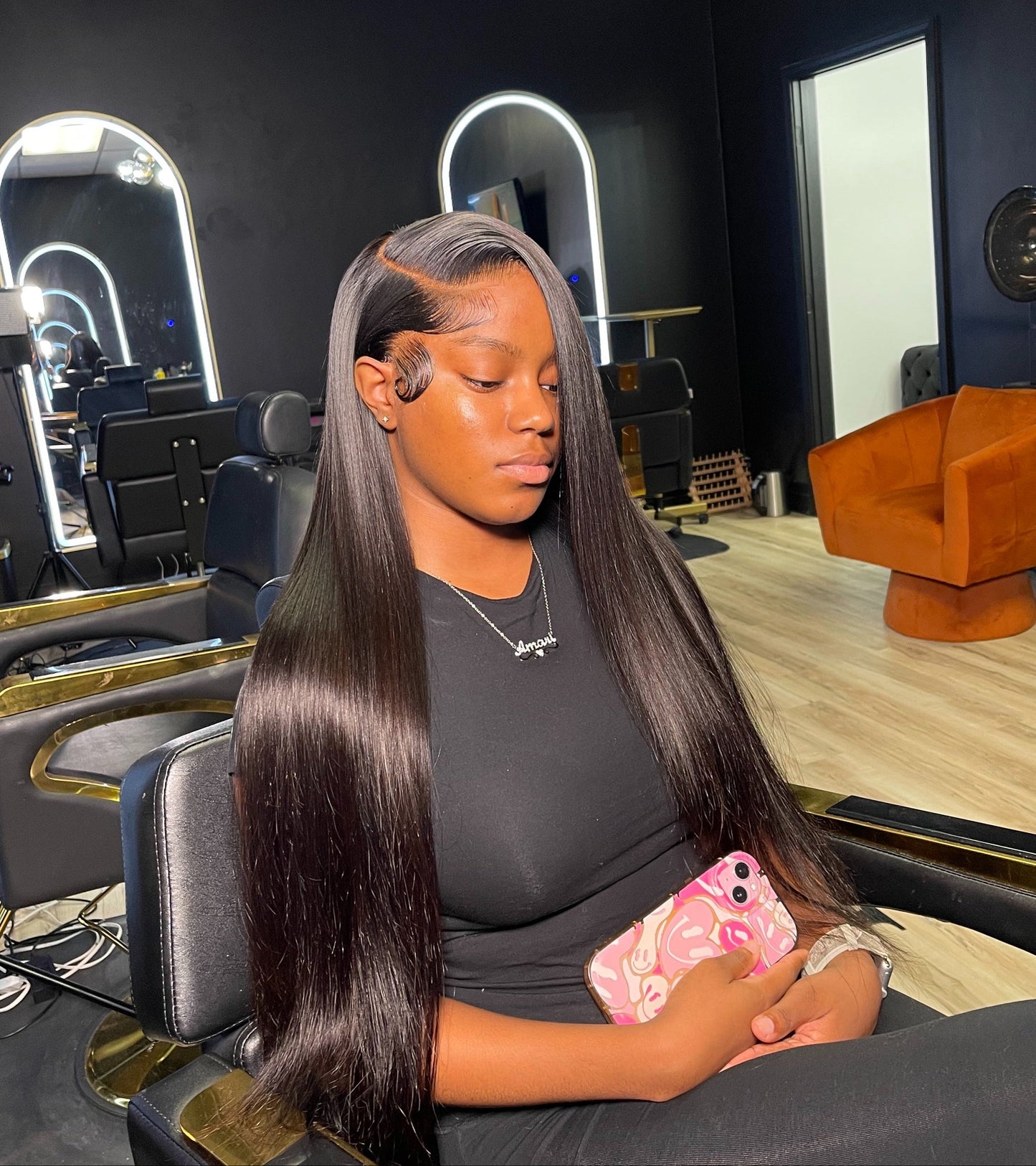 HD 5x5 Straight Closure Wig Thin Lace