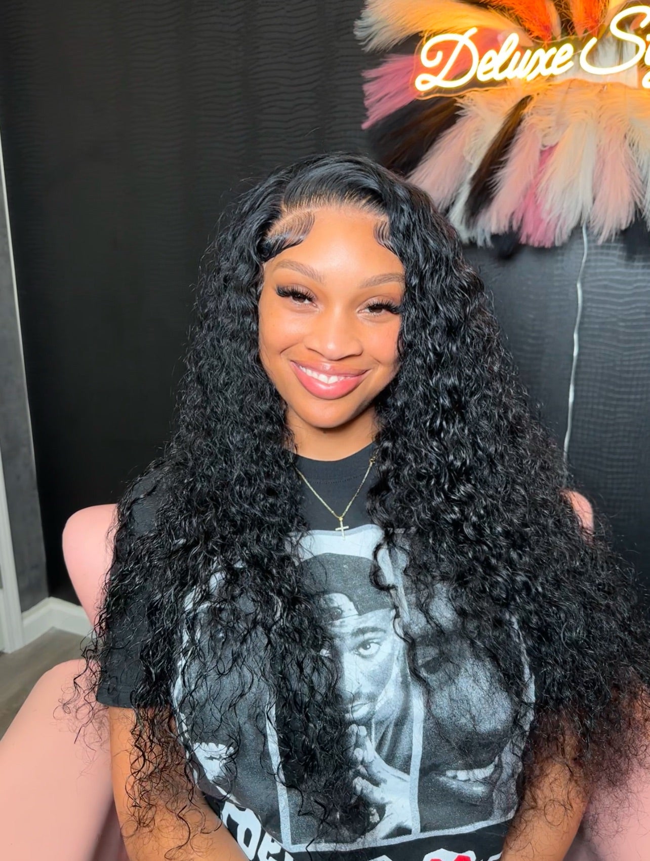 HD 5x5 Deep Wave Closure Wig Thin Lace