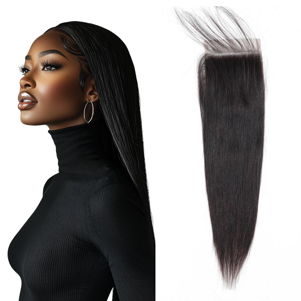 Sweet Deluxe Brazilian Straight 5x5 Hd Lace Closure